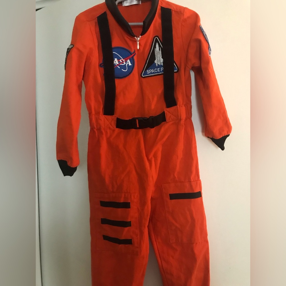 4T Orange Astronaut Costume